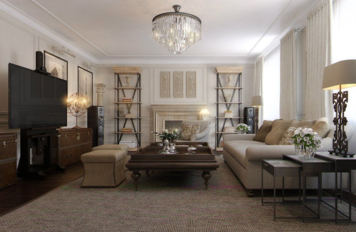 Люстры для спальни в классическом стиле