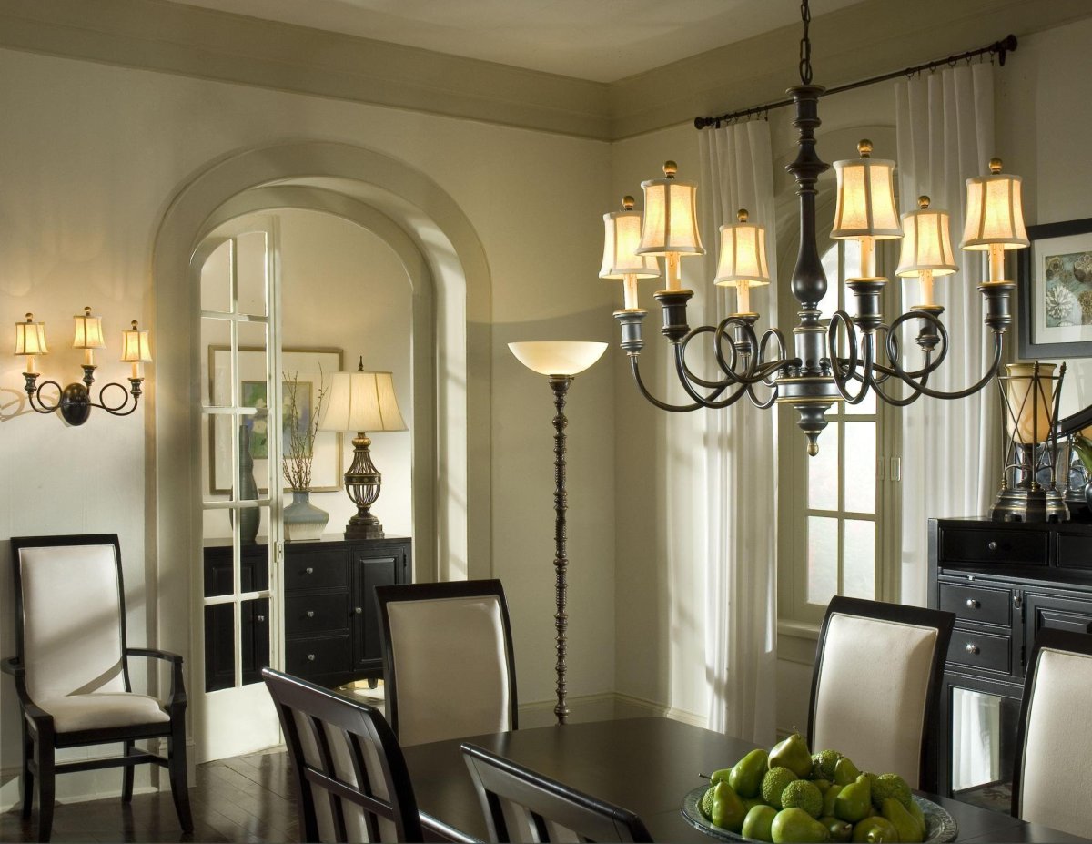 Винтажные люстры в интерьере