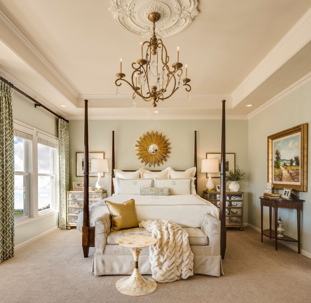 Декор под люстру