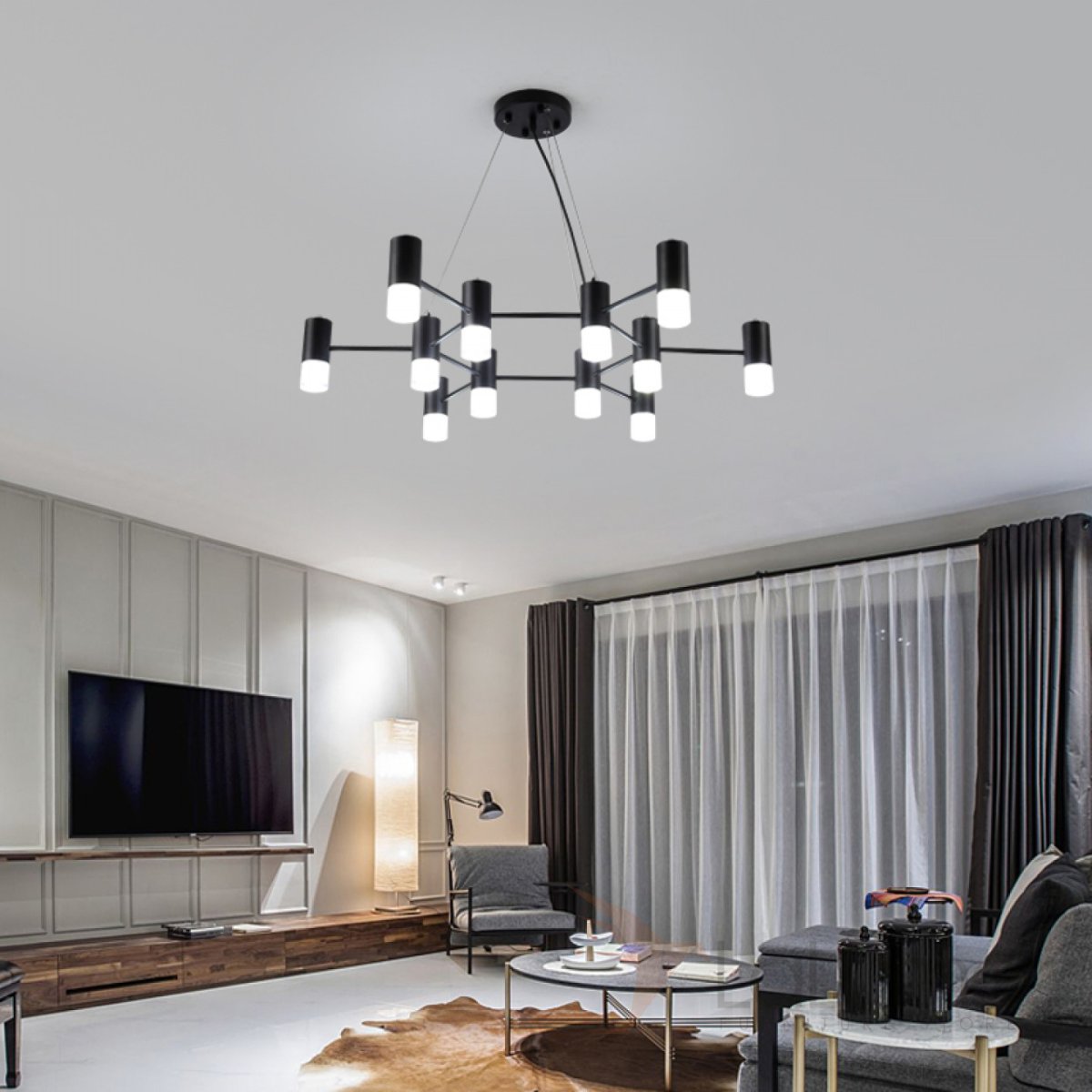 Ideal Lux Phoenix sp5 Nero, e27