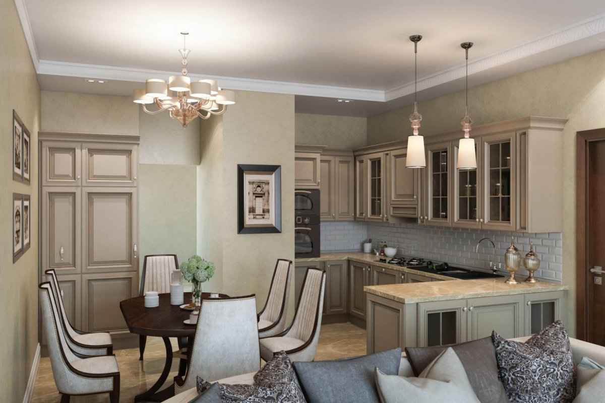 Люстра на кухню в стиле Неоклассика