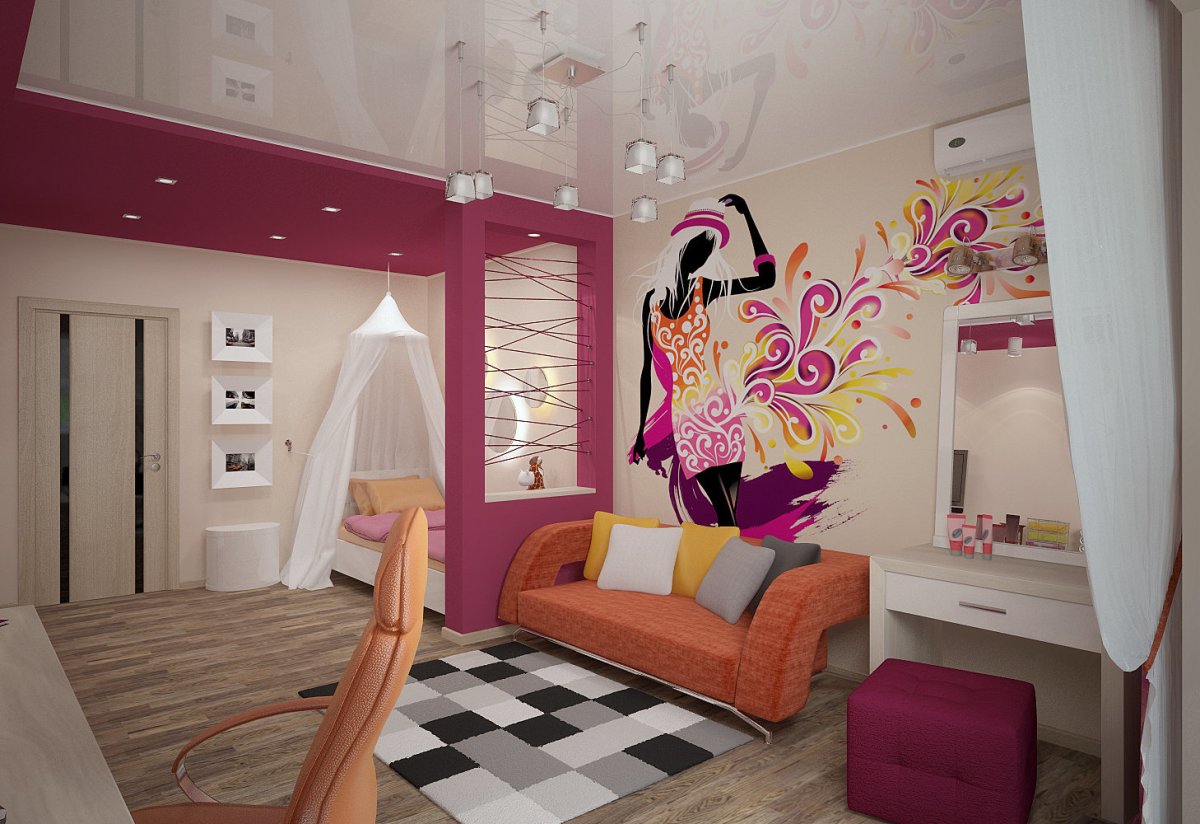 Фотообои в комнату подростка