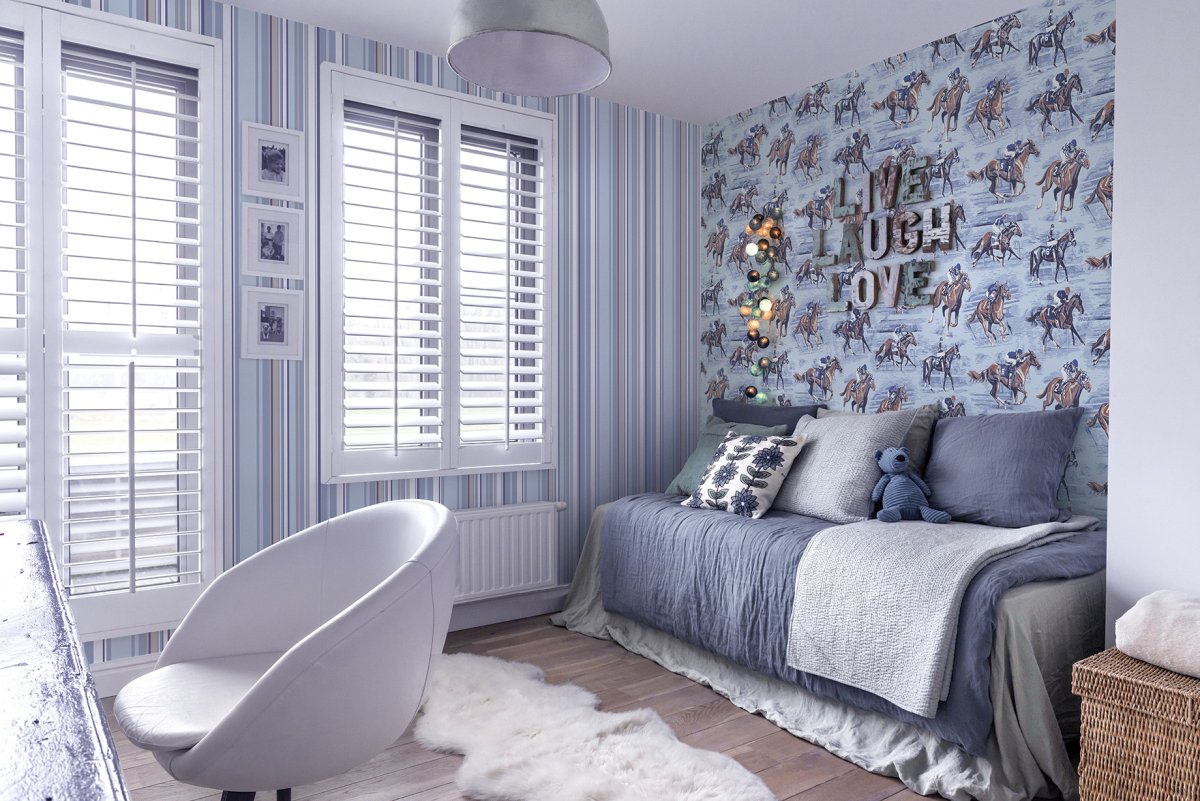 Интересный интерьер комнаты