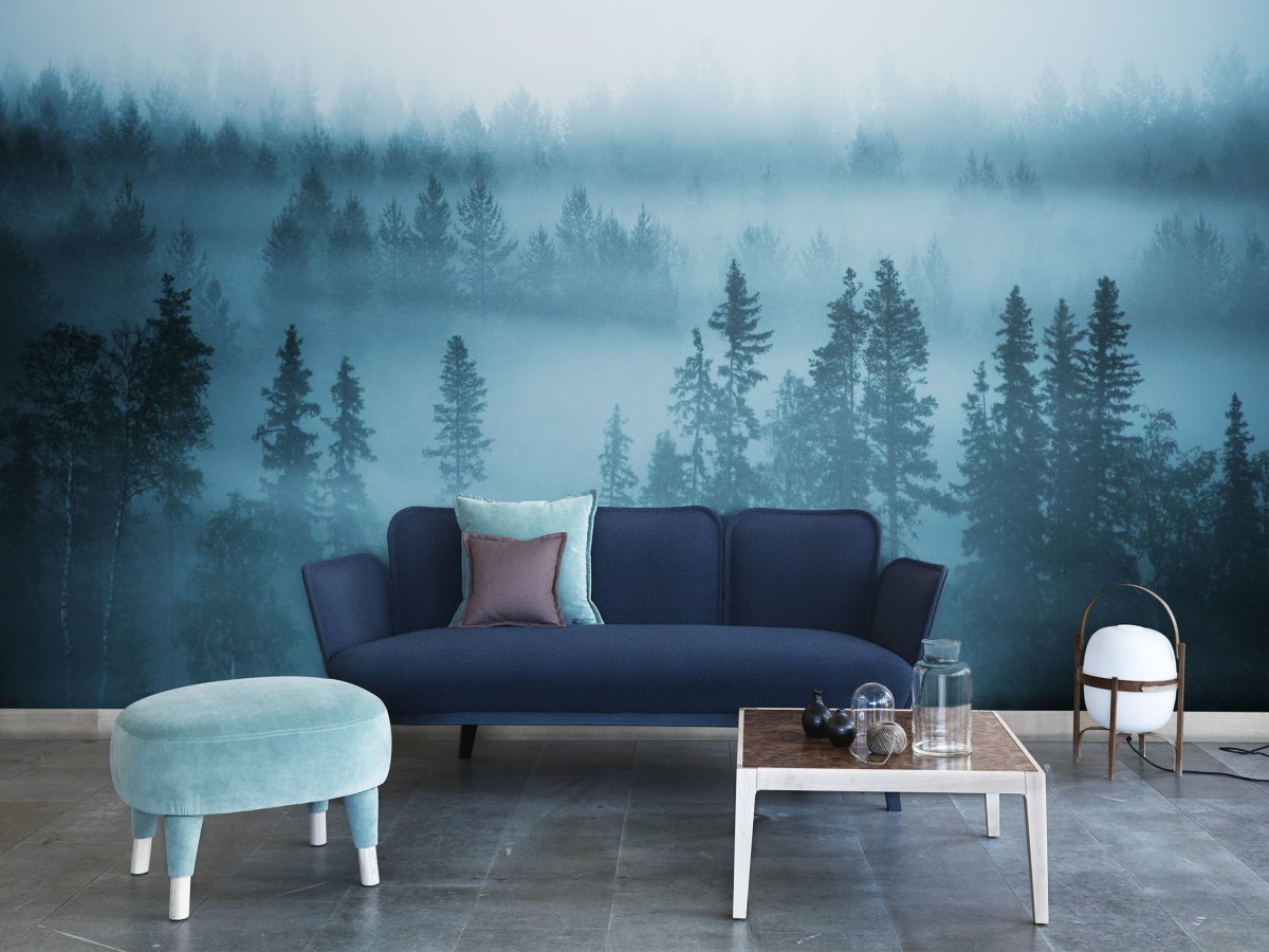 Обои в комнату лес