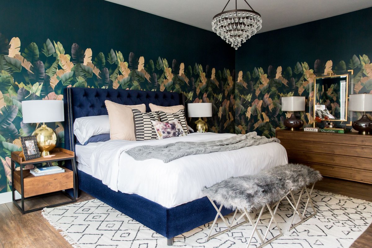 Обои Ван Гог в спальне