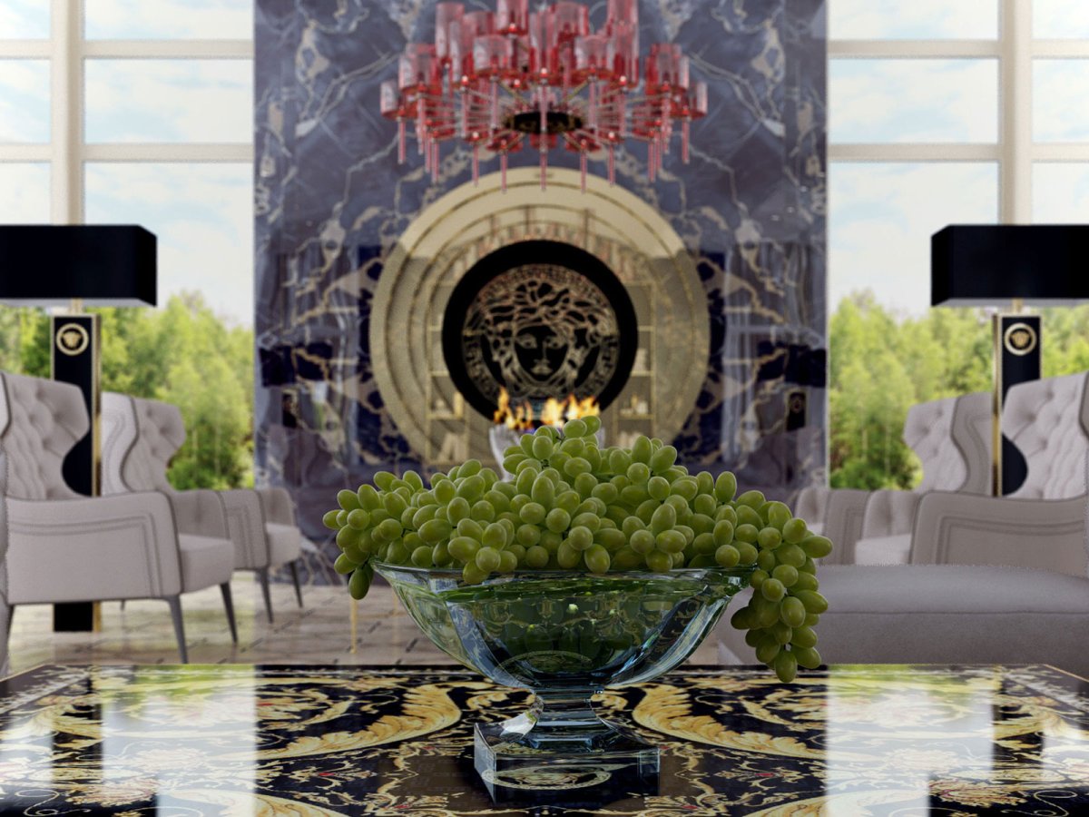 Стиль Версаче в интерьере