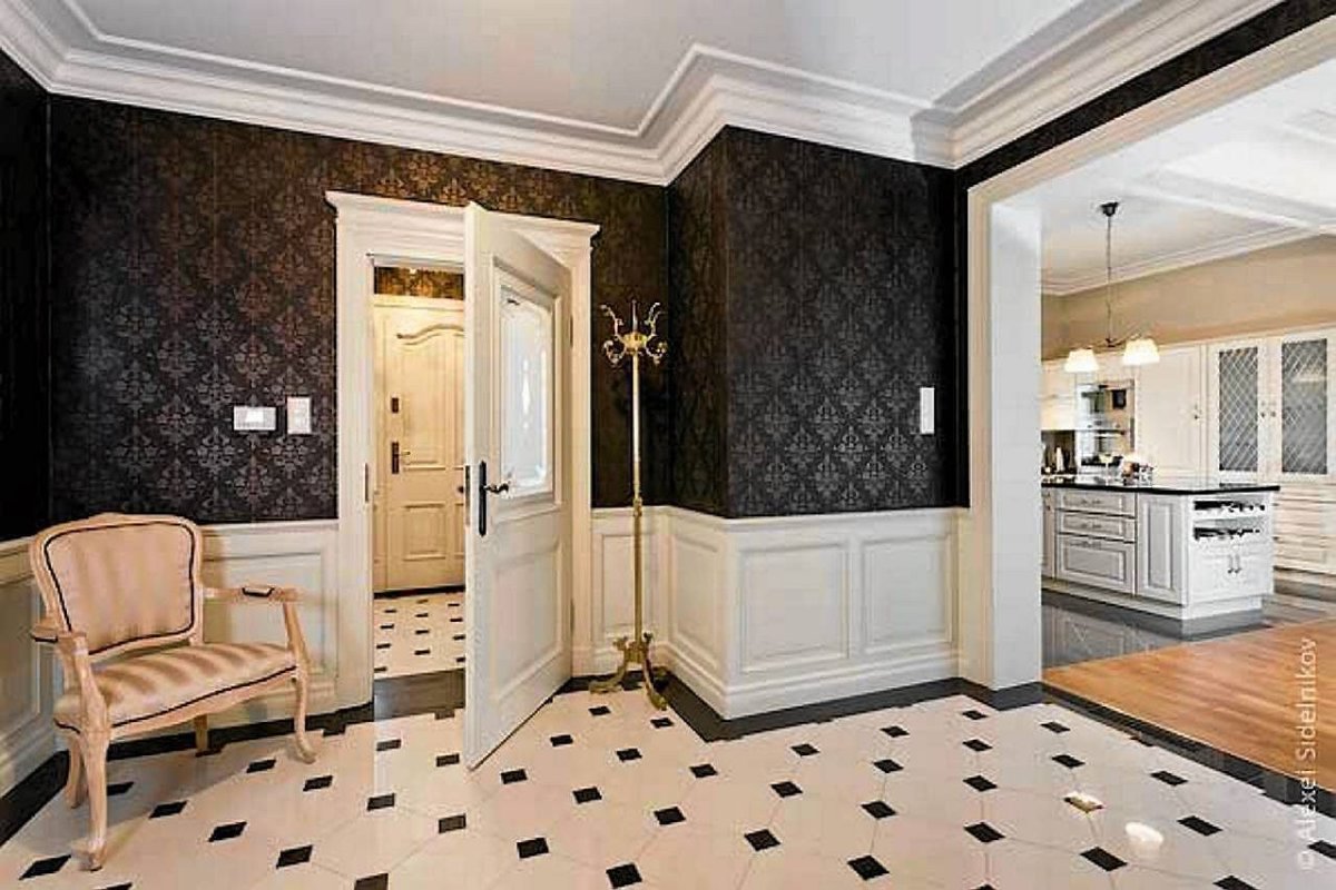 Отделка молдингами в интерьере