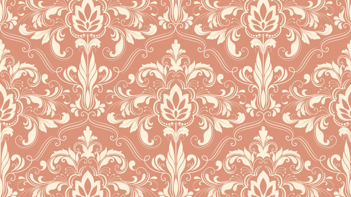 Обои с цветочным орнаментом