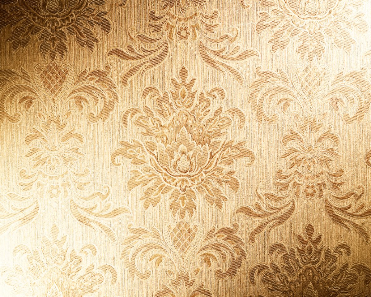 Золотые обои для стен