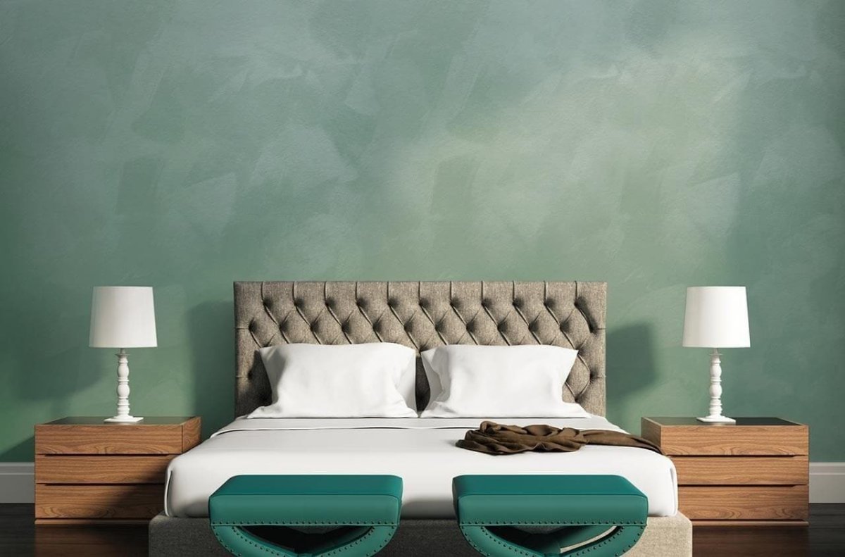 Акриловая краска для стен в интерьере