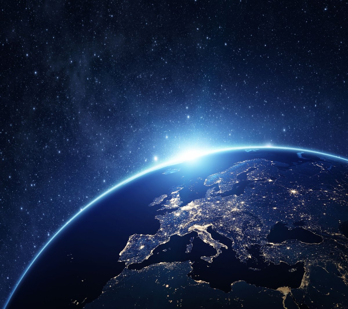 Натяжные стены с фотопечатью космос