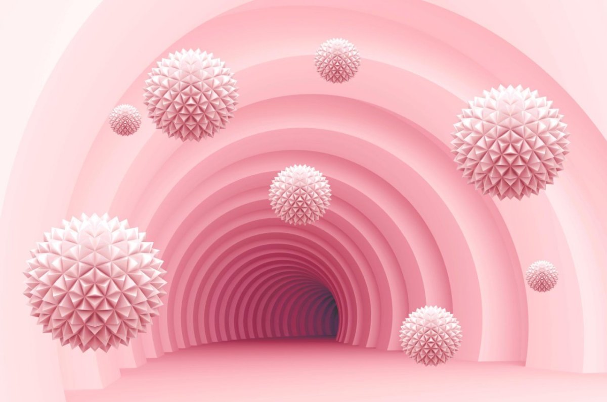 Розовый тоннель