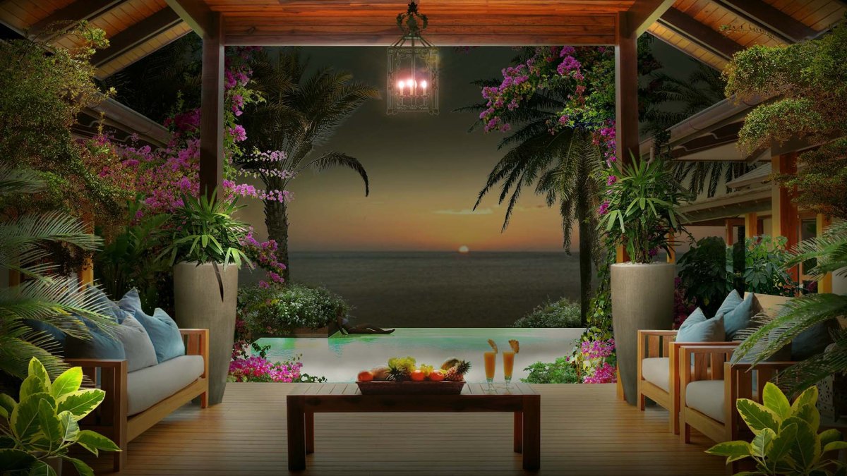 Обои с вертикальным рисунком в интерьере