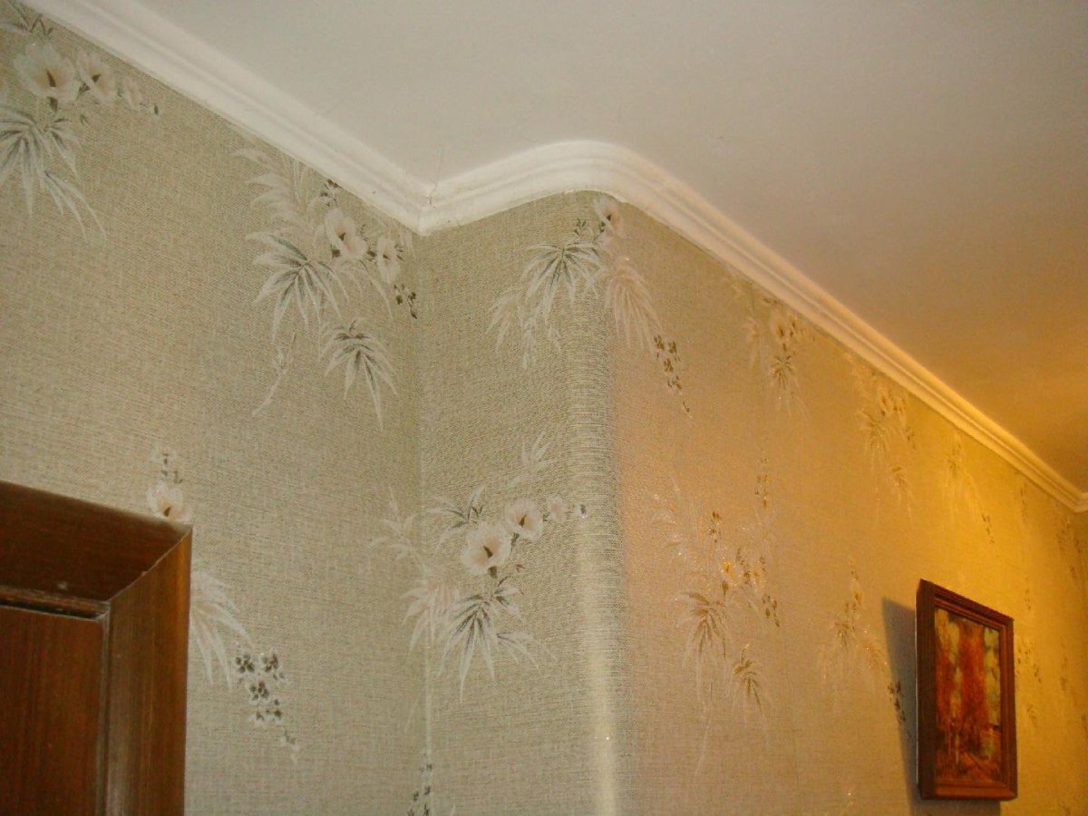 Вставки из обоев в интерьере