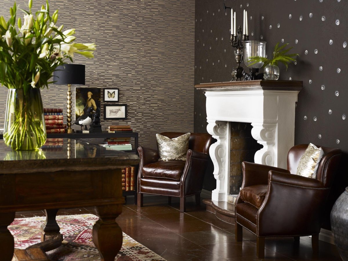 Обои для гостиной