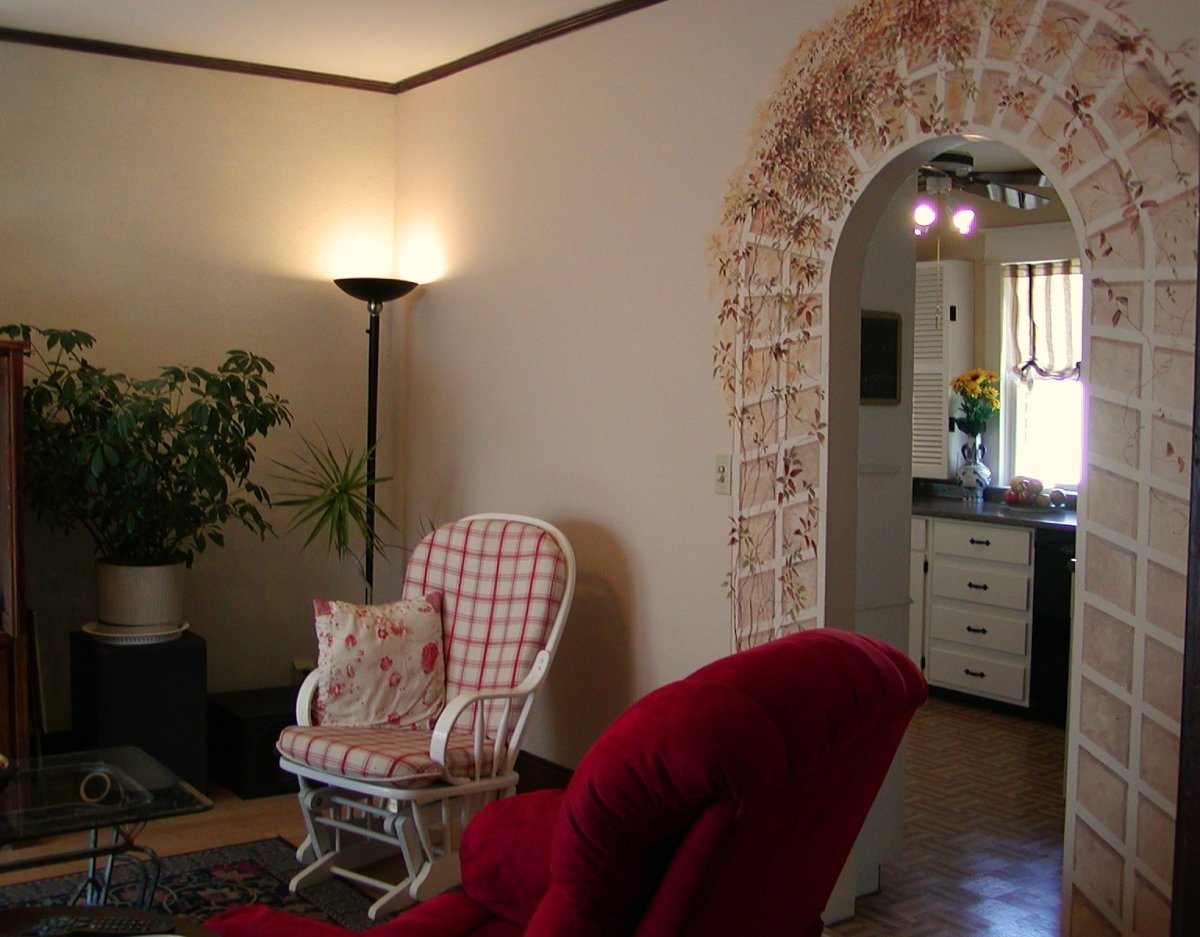 Арочный проем в стене