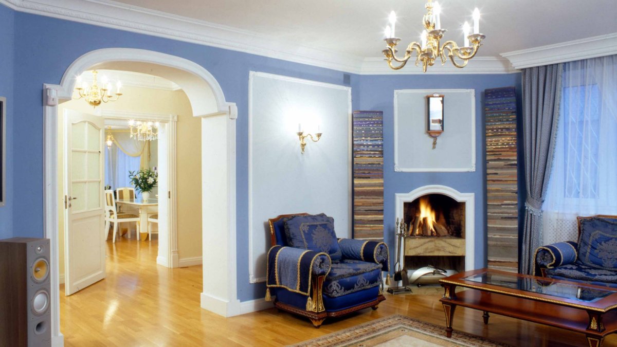 Фреска на кухню в классическом стиле