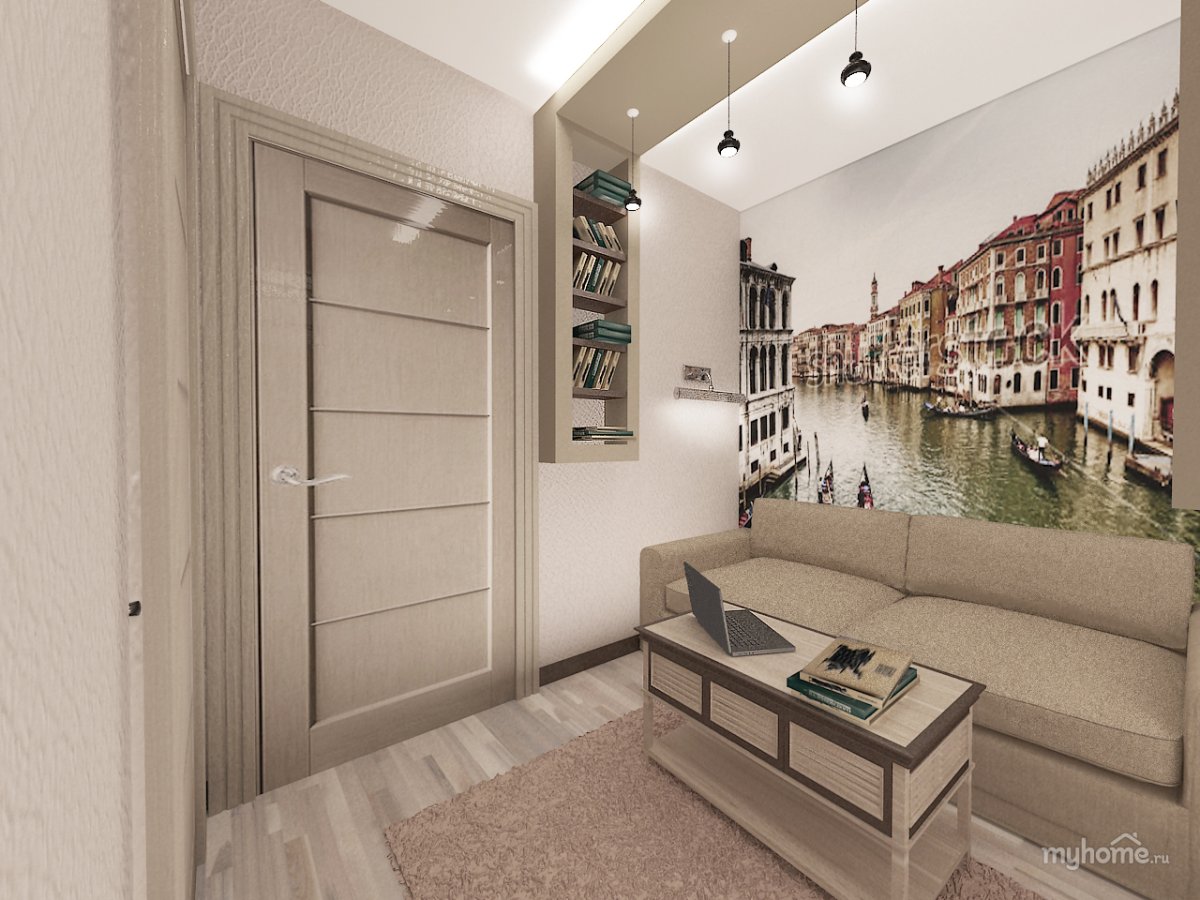 Фотообои в узкую прихожую