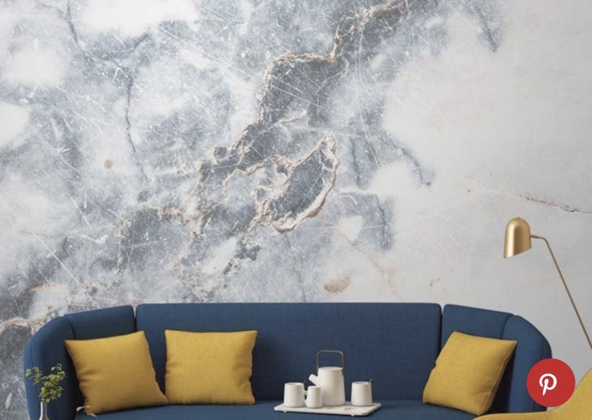 Мраморные обои на стену
