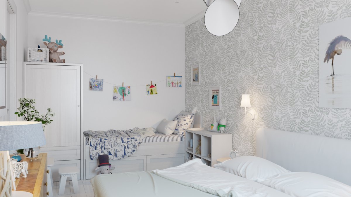 Обои в скандинавском стиле