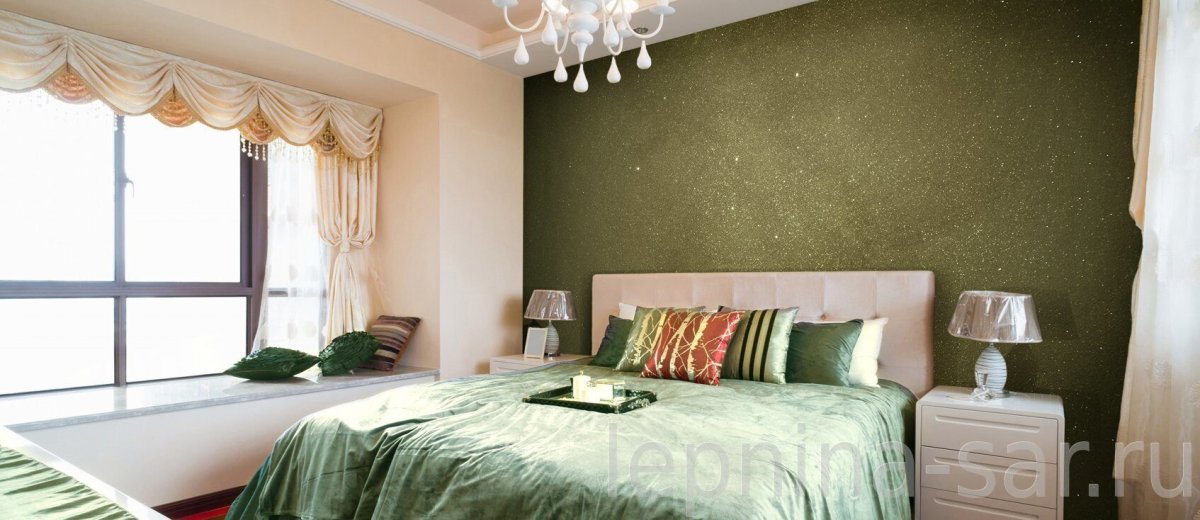 Декоративная краска с блестками