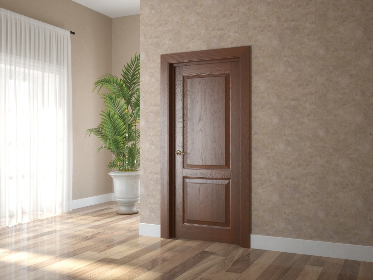 Двери массив в интерьере