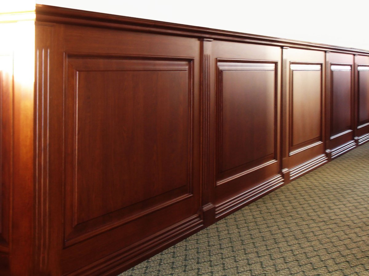 Деревянные панели буазери