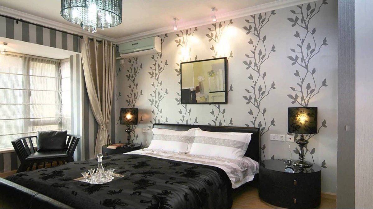 Велюровые обои в гостиную