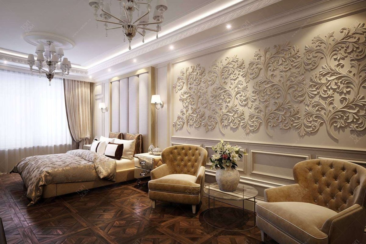 Красивые обои в гостиную