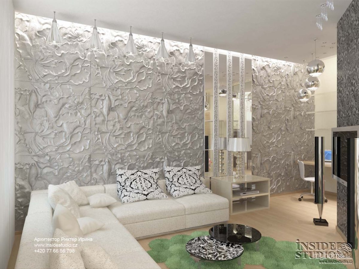 Декоративные стены в квартире