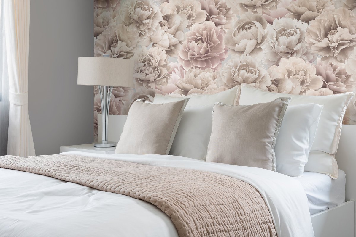 Спальня в пастельных тонах