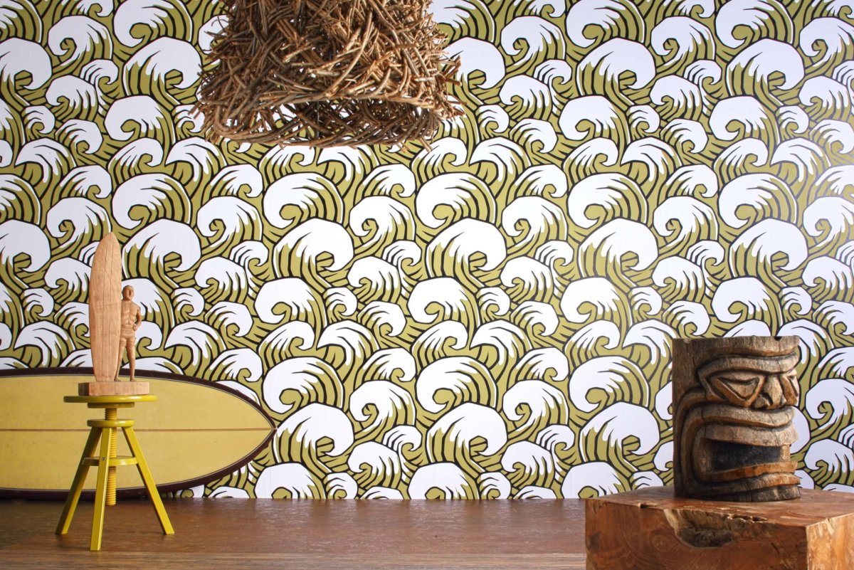Бумажные обои в интерьере