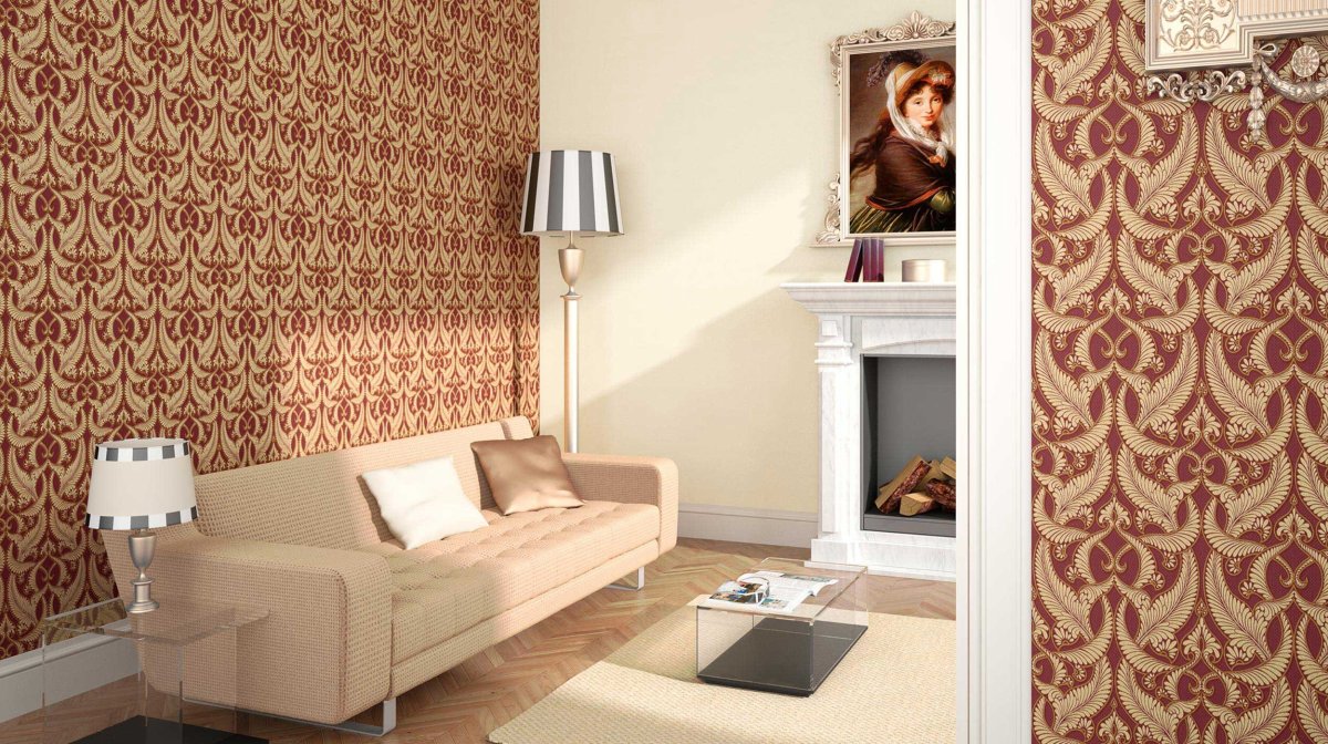 Гостиная в желтом цвете