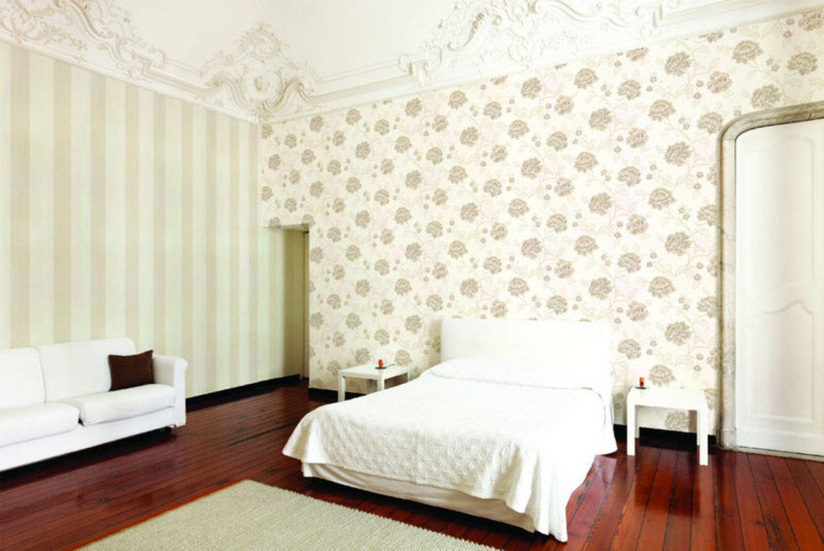 Расцветки обоев для зала