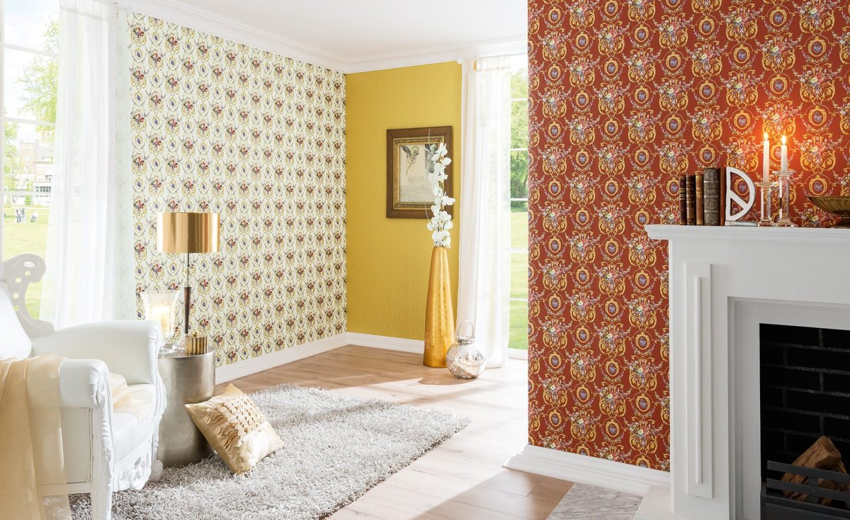 Вертикальное комбинирование обоев