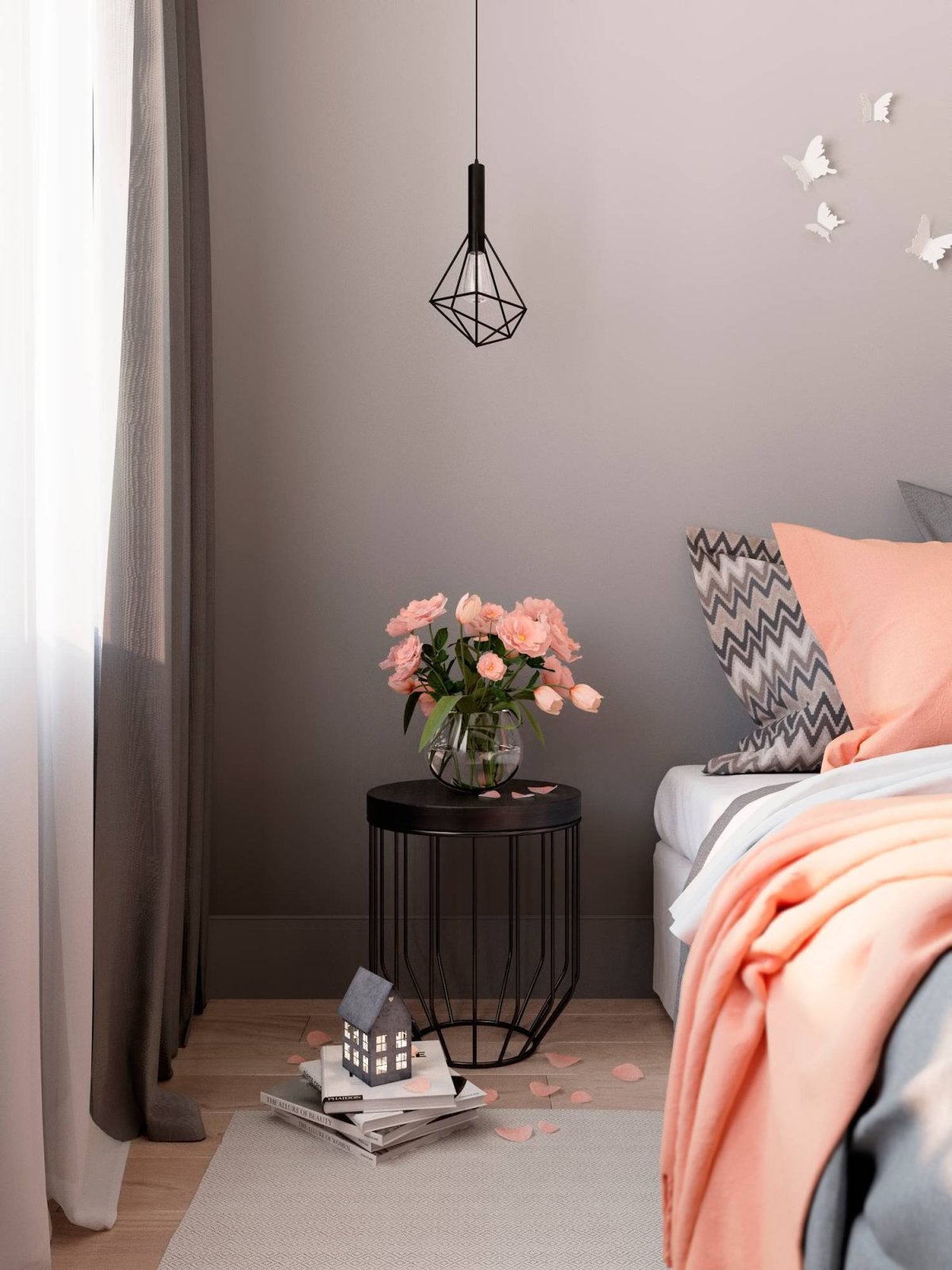 Фотообои в скандинавском интерьере