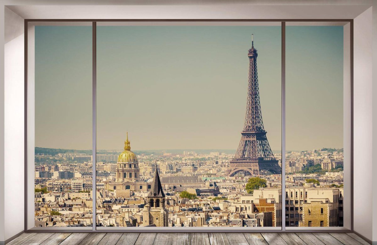 Красивый вид из окна