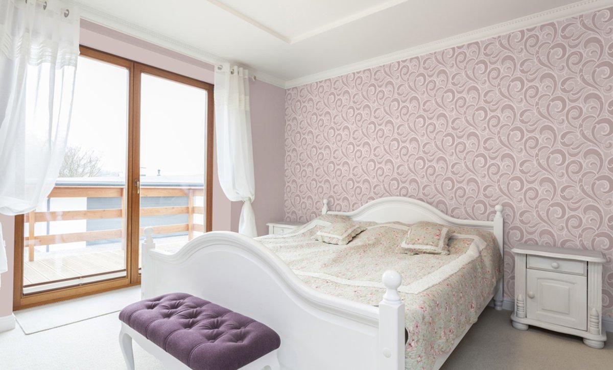 Обои Арабеска в интерьере