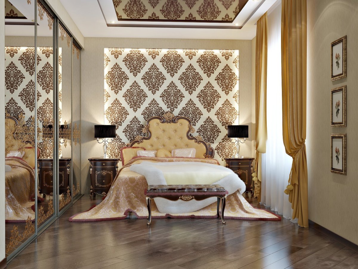 Обойные вставки в интерьере