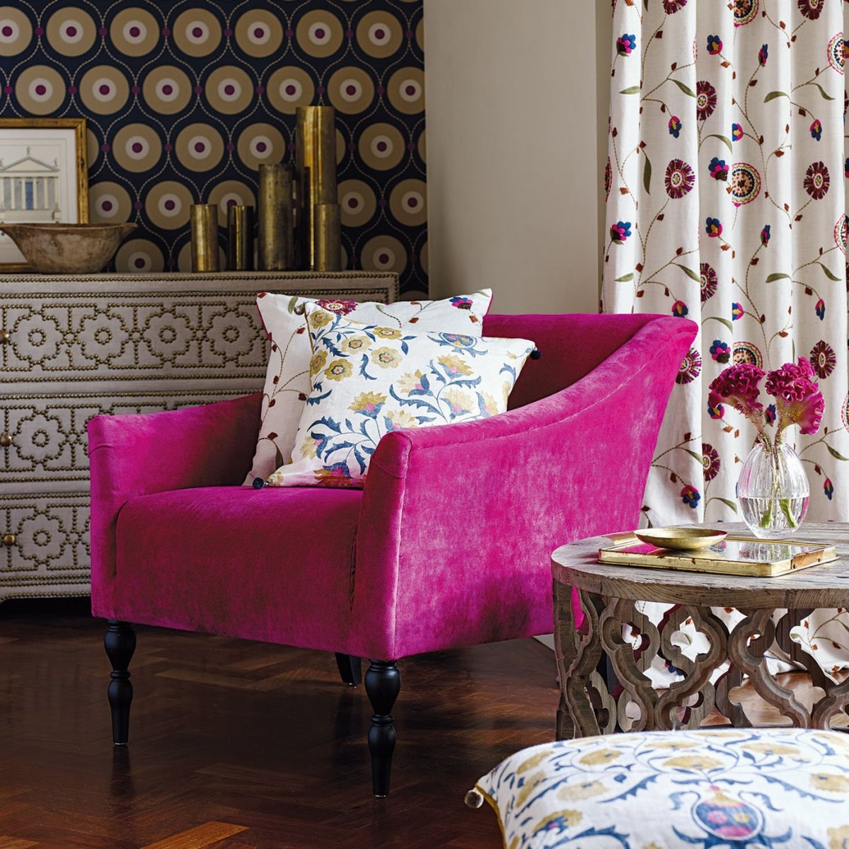 Ткани Сандерсон в интерьере