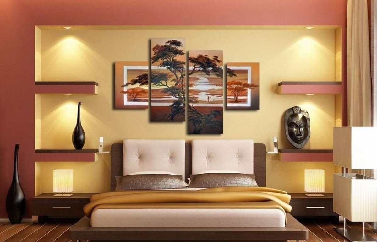 Фреска на стену в спальню