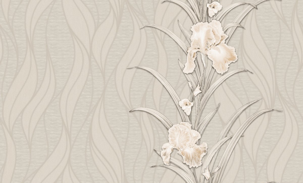 Обои с вензелями в интерьере прихожей