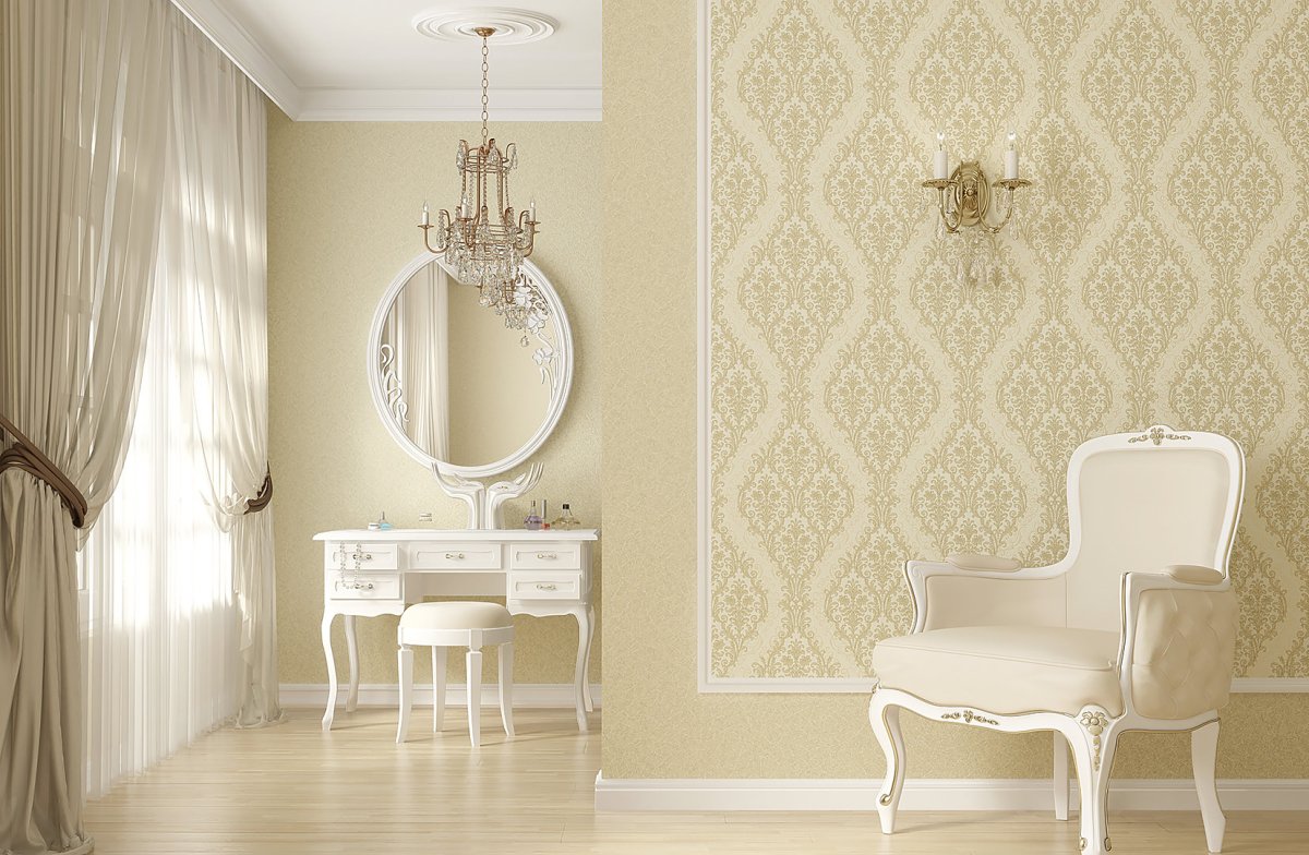 Обои виниловые Фокс Гранд бежевые