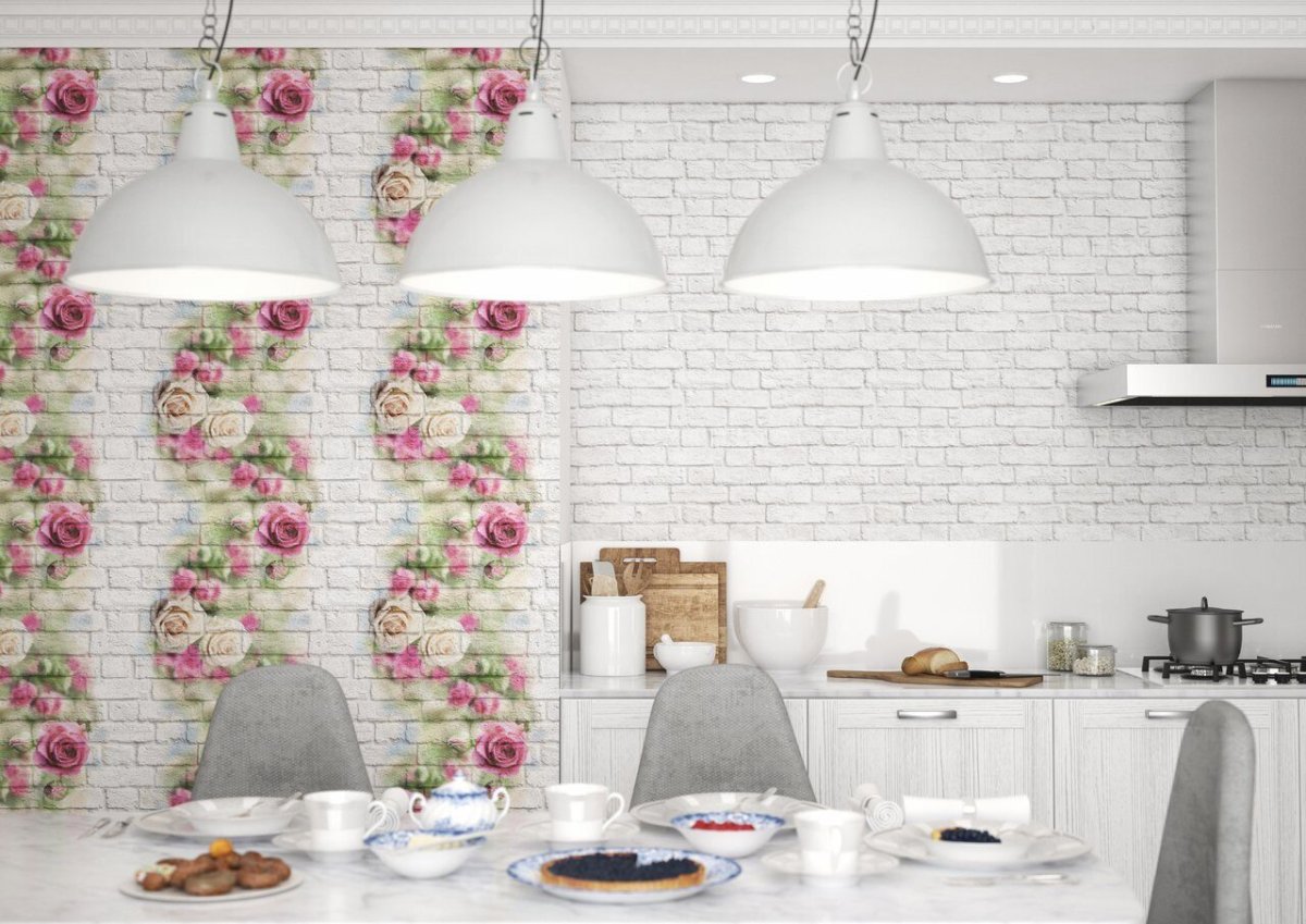 Виниловые фотообои на кухню