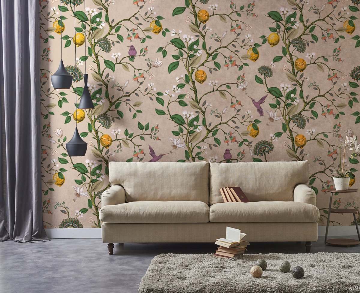 Фон для презентации лимон и апельсин