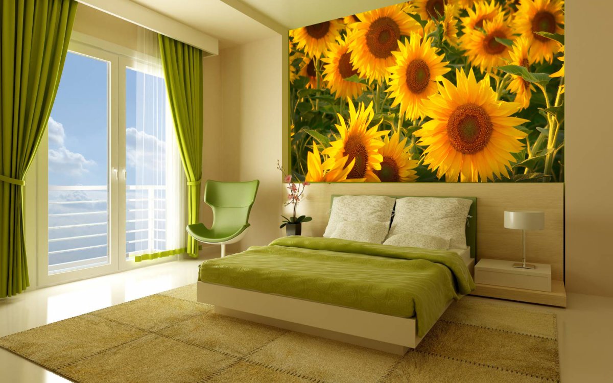 Лаймовый цвет в интерьере