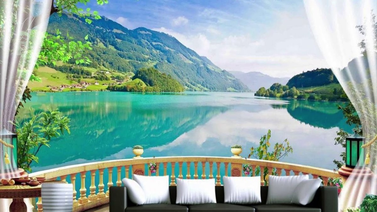 Терраса с видом на природу