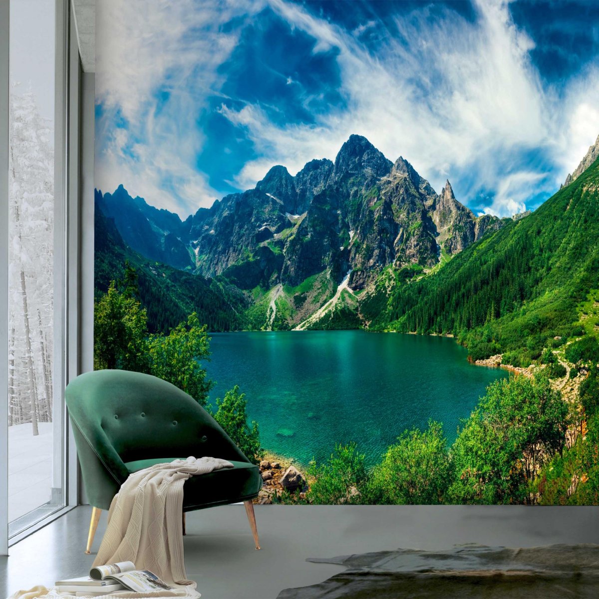 Фотообои горный пейзаж