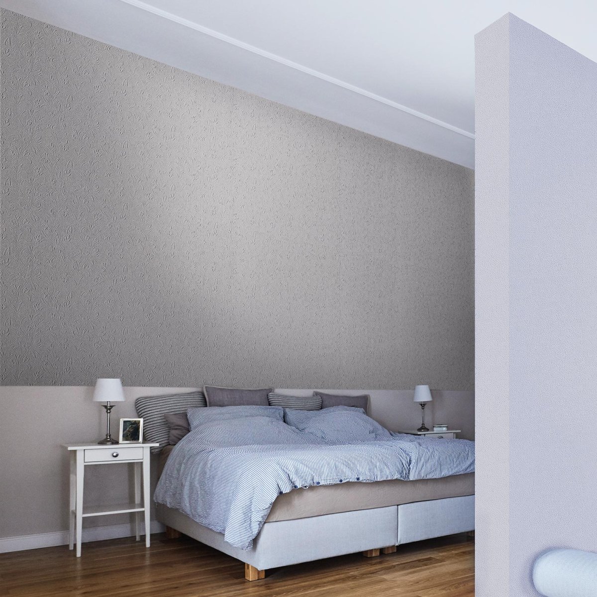 Стены под покраску в интерьере