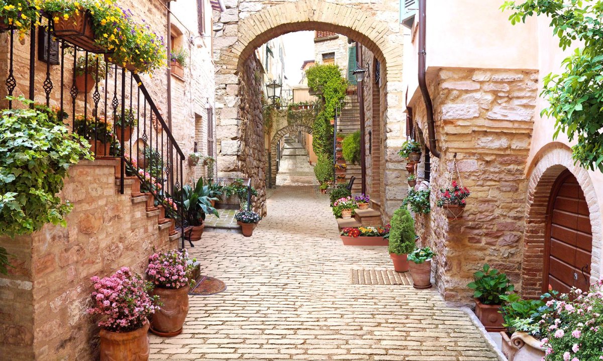 Улочки Италии перспектива